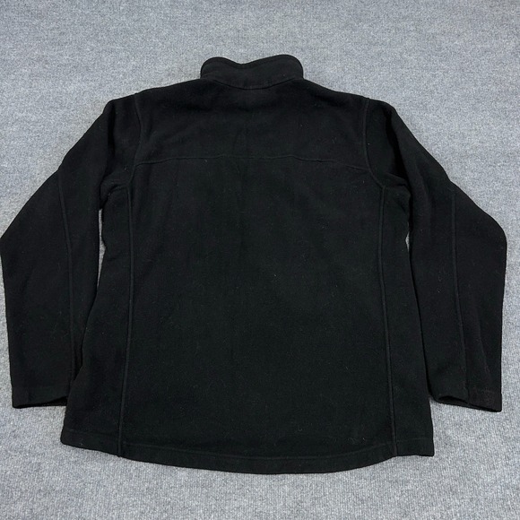 Patagonia Jacket Men Large Black Classic Synchilla Full Zip Pockets *LOGO - Picture 9 of 10